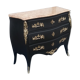 Commode style L XV black