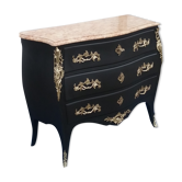 Commode style L XV black