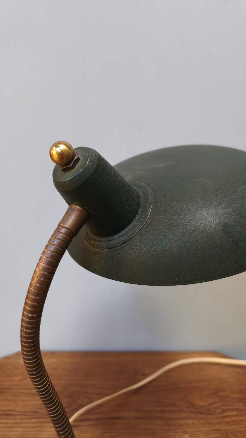 Vintage "gooseneck" desk lamp - 1950s design