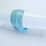 Large Scandinavian Modern Opaline Glass and Porcelain Wall Light by IFÖ, 1960s