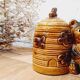 Honey pot hive and teddy bear