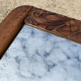 Old Art Deco mirror 38x36cm