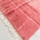 Moroccan berber carpet beni ouarain pink 2,28x1,52m