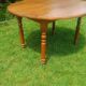 Folding wooden round table – Ø 115 cm