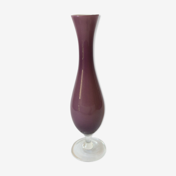 Vase en opaline tricolore