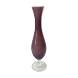 Vase in opaline tricolore