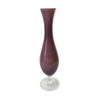 Vase in opaline tricolore