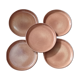 Set of five plates in sandstone