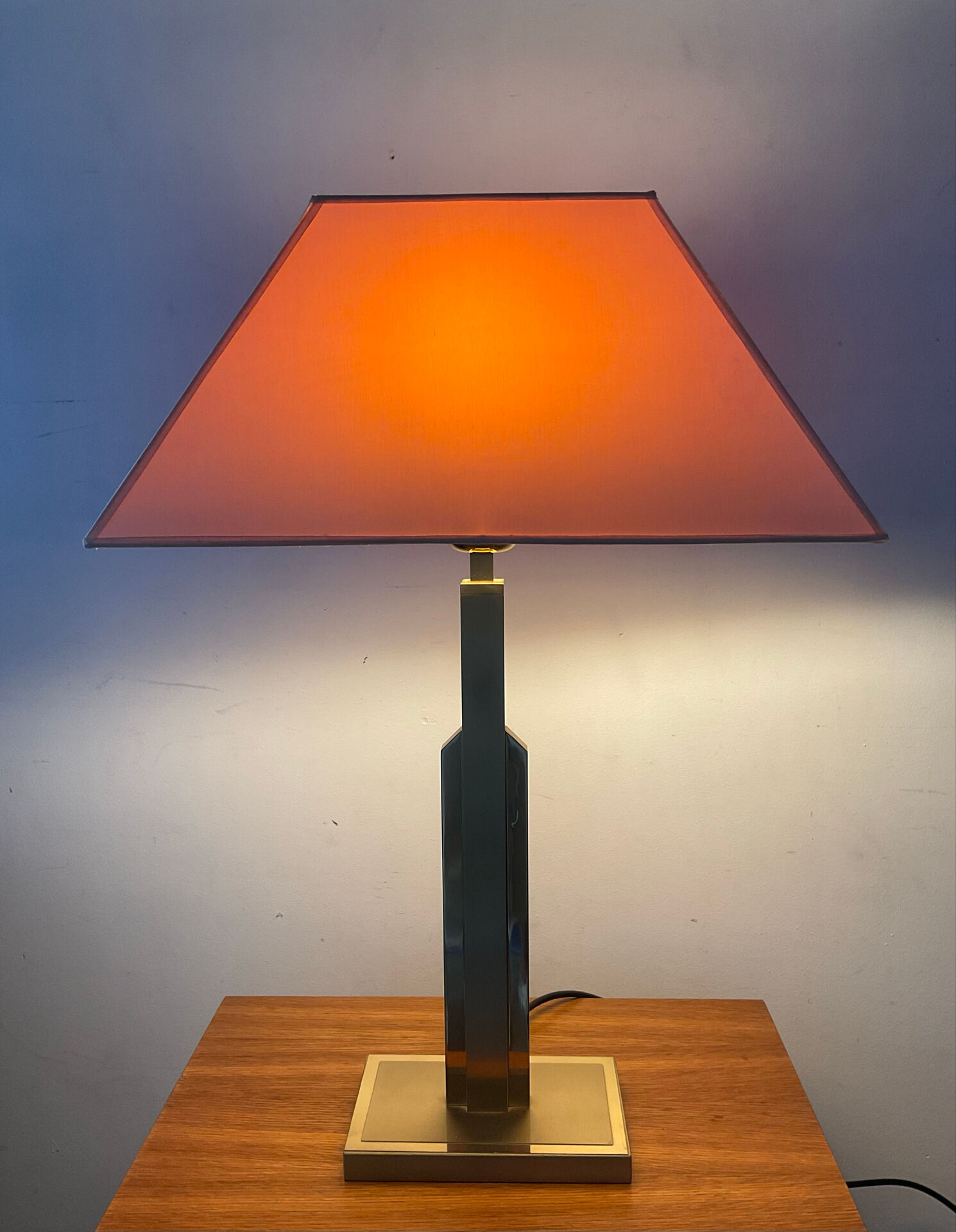 Deknudt brass lamp from the 70s-80s.
