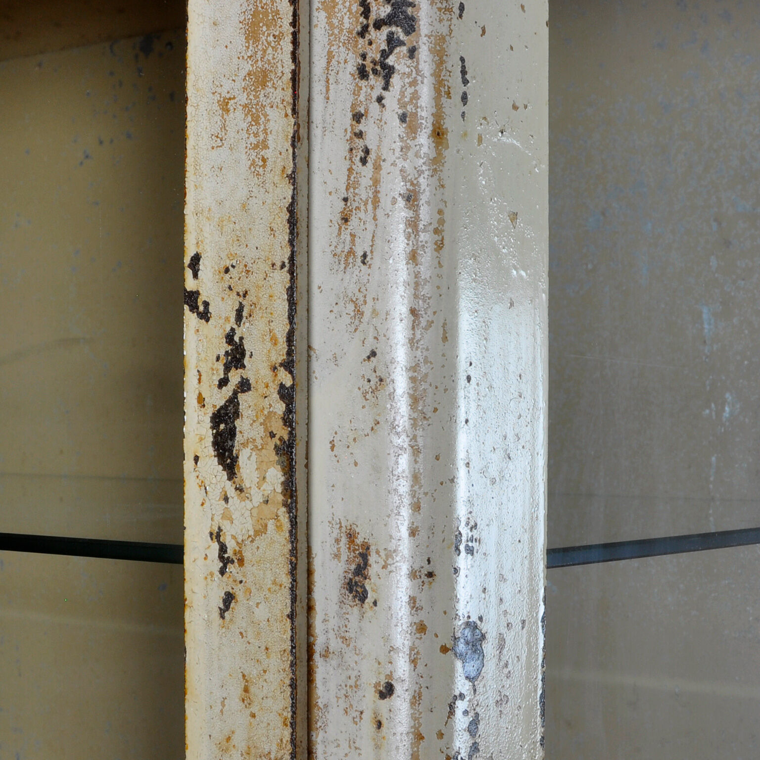 Vintage Steel And Glass Medical Cabinet, 1930's