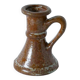 small enameled stoneware candle holder 1970