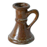 small enameled stoneware candle holder 1970