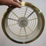 Golden vintage brass lamp: 1970s Scandinavian Mid-Century Modern