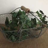 Screened basket for decoration or garden