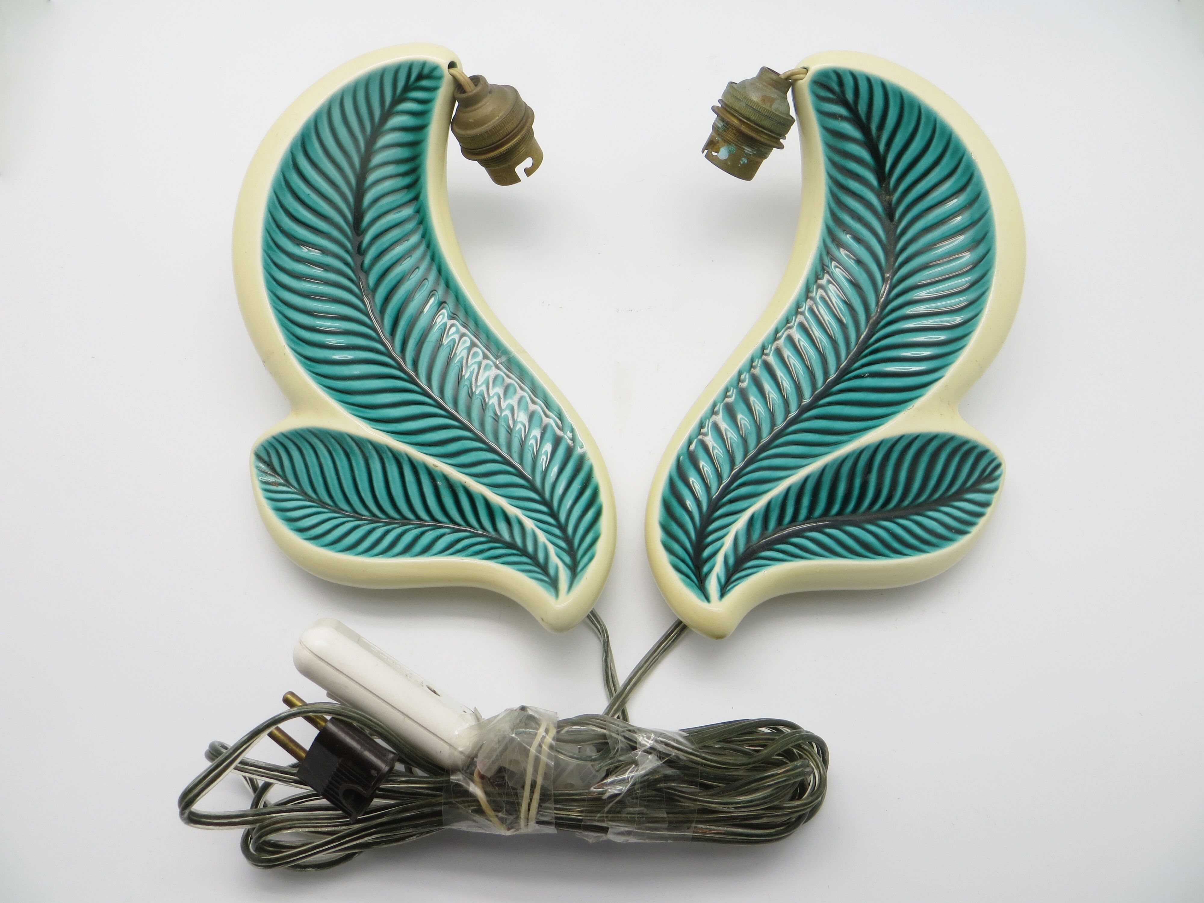 Pair  Verceram wall lamps 60