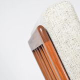 Original armchair fully restored, Scandinavian icon of 60s