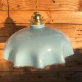 Suspension en opaline bleue