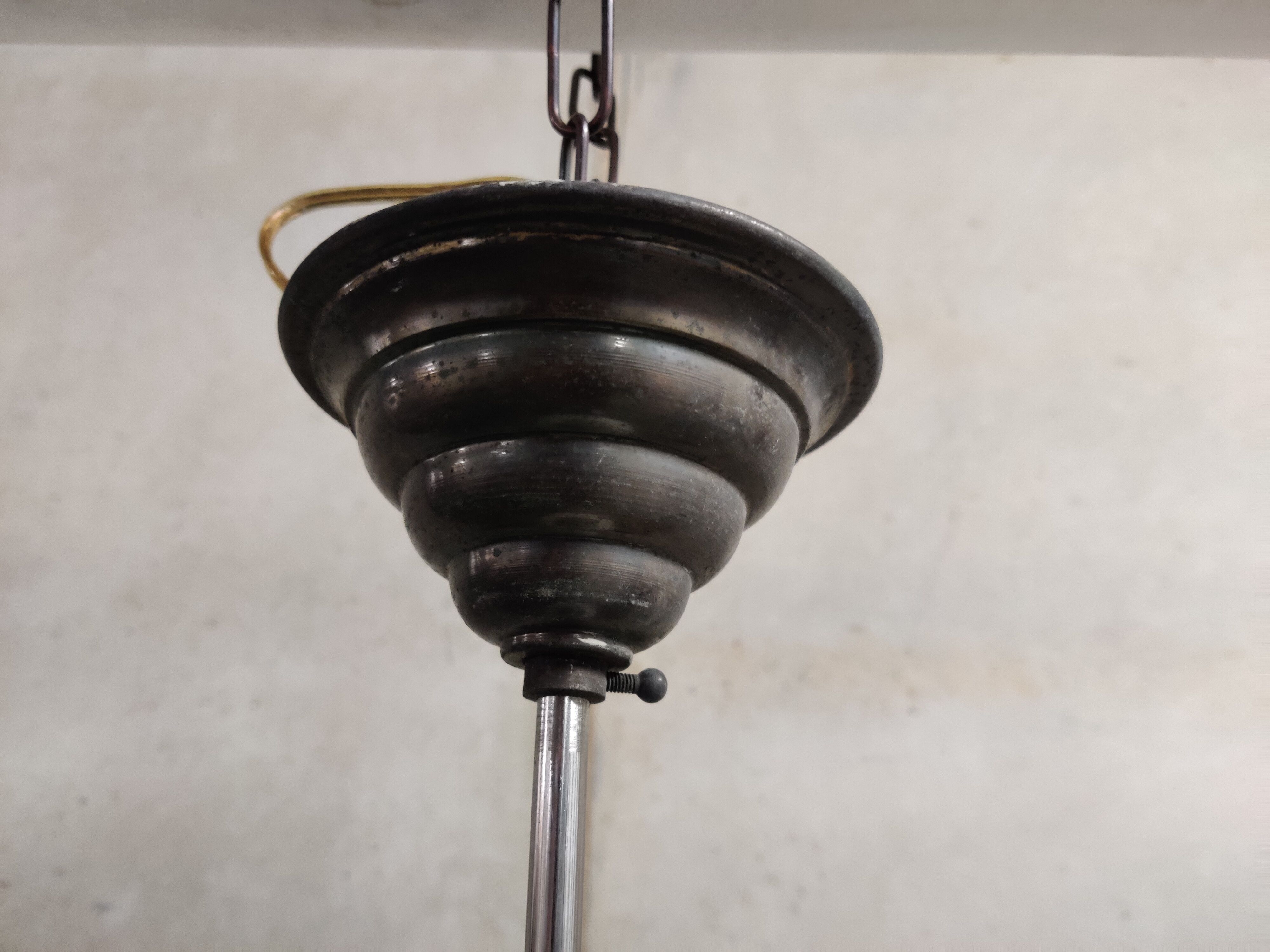 Art deco skyscraper pendant light 1930s