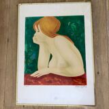 Lithograph by Alain Bonnefoit