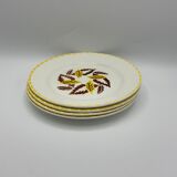 Lot de 4 assiettes Digoin