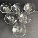 6 Baccarat Clermont liqueur glasses