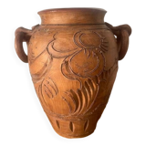 Terracotta vase