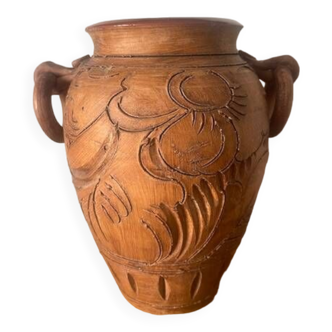 Terracotta vase