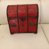 Bar safe in exotic wood red color