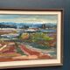 Original Swedish Oil on Canvas – “Landscape” by Jerzy Luczak‑Szewczyk (1923–1975)