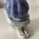 Rare statuette fillette delft signée et numérotée