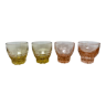 Set of 4 luminarc liquor glasses