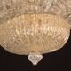 Splendid Amber Italian Murano Glass Ceiling Light, 1970s