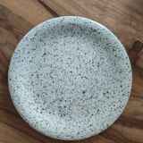 Set of 10 Speckled Dessert Plates