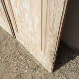 Pair of old fir doors 113x232