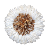 Juju hat natural beige and white