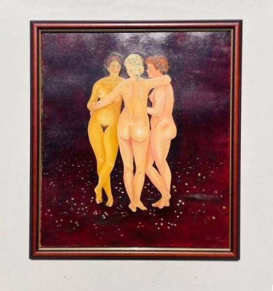 Camille Delahaut, "The Three Graces". Vintage