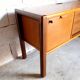 Vintage wooden storage row for office