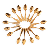 16 Felix Potin dessert spoons