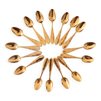 16 Felix Potin dessert spoons