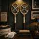 Vintage Pinguin rackets from the 1960s.