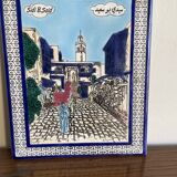 Old ceramic painting sidi bou said