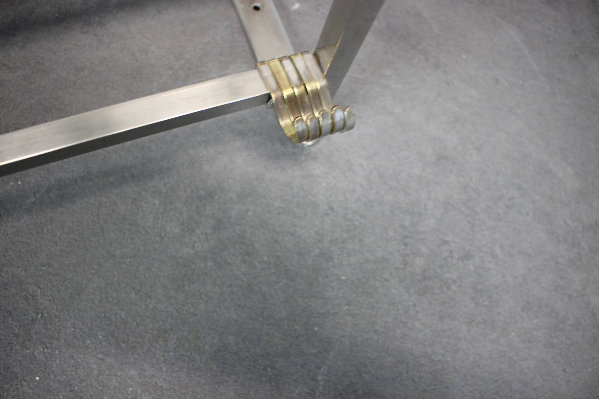 1930s Bauhaus chrome wall-mounted coat rack