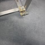 1930s Bauhaus chrome wall-mounted coat rack