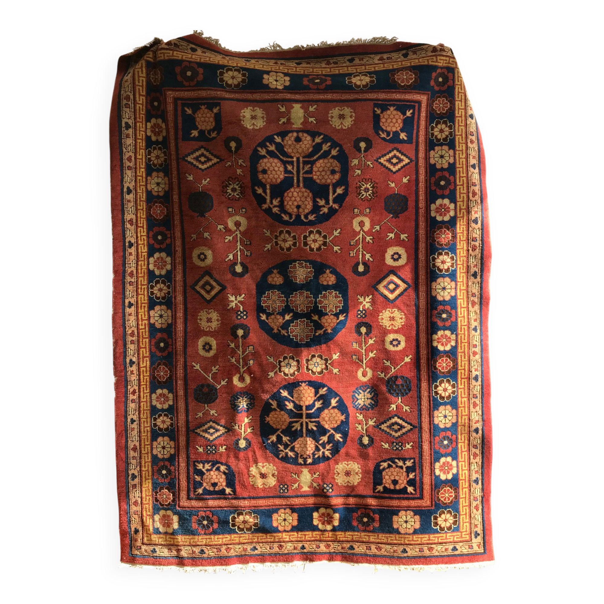 Tapis vintage Khotan, début XXe