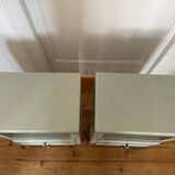 Pair of revamped bedside tables, 1950s