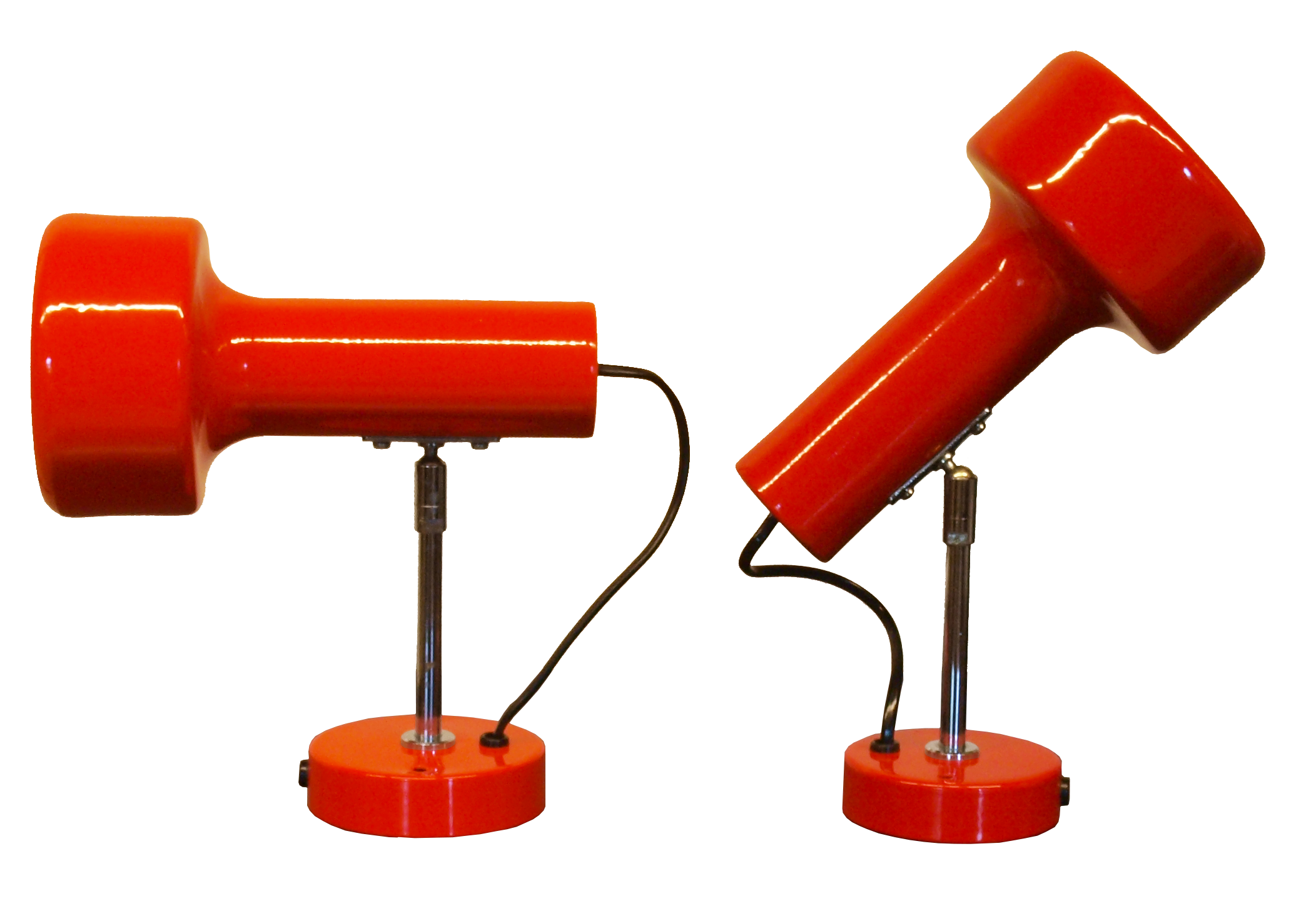 Pair of spot wall lamps by Neweba, Switzerland