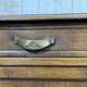 Rustic Art Deco buffet from the 1930s in chestnut wood.