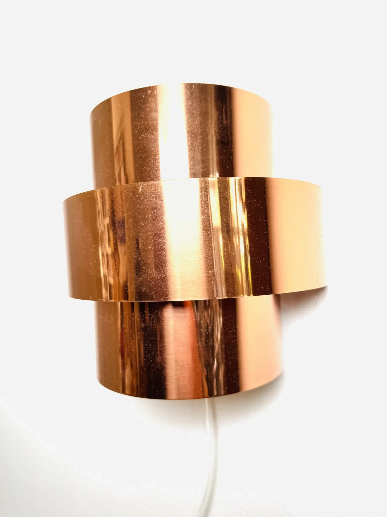 Brass Wall Lamp By Hans-Agne Jakobsson For Markaryd, Sweden, 1960S