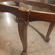 Large antique coffee table in Louis XV style – green marble top