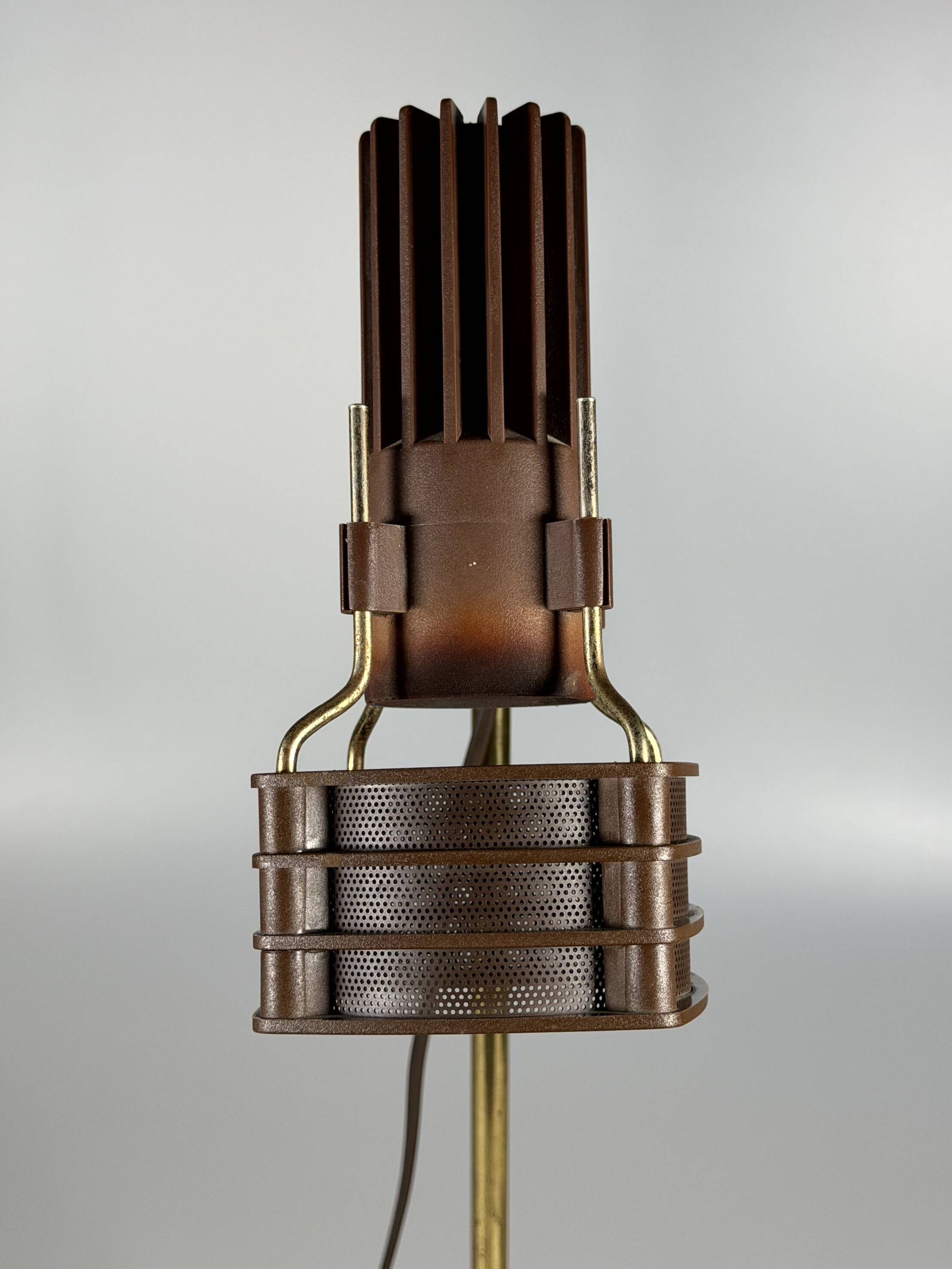 1960s 1970s Table Lamp Desk Lamp Space Age Design Metal Plastic